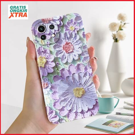 XIAOMI MI 小米 Mi Lite NE G G Hot Ins 七彩花朵高級外殼 hp 外殼果凍配件的 蝦皮購物