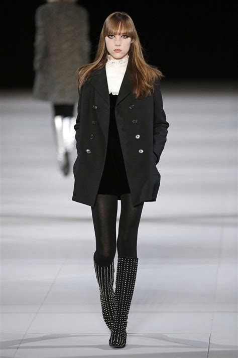 Saint Laurent Ready To Wear Fashion Show Collection Fall Winter 2014 Presented During Paris