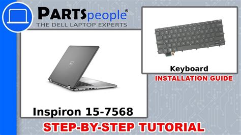 Dell Inspiron 15 7568 P55F002 Keyboard How To Video Tutorial YouTube