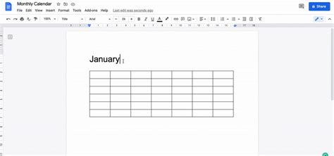 How to Make a Calendar in Google Docs (2025 Guide + Templates) | ClickUp