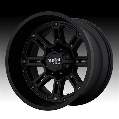 Moto Metal MO984 Matte Black Custom Wheels Rims Moto Metal Custom