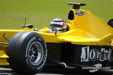 Nigel Mansell Tests Jordan Ej14 At Silverstone June Testing