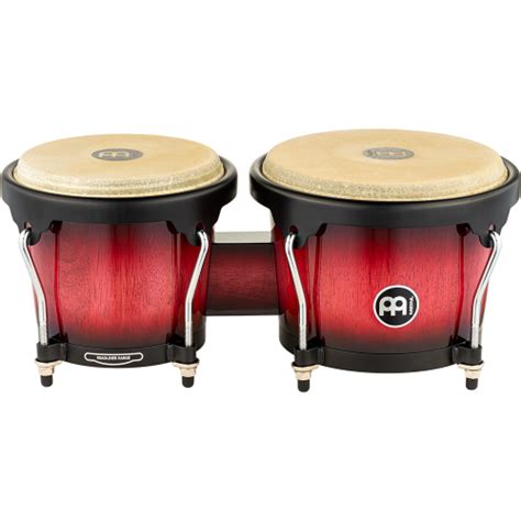 Meinl Percussion Headliner Series Hb Htb Wood Bongo Wine Red