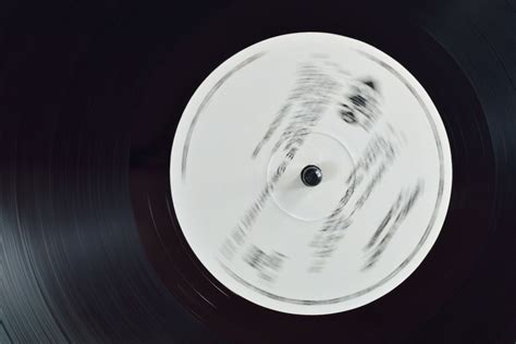 Vinyl Disc Record Spinning Royalty Free Photo