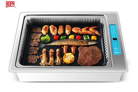 AOPA ETL Cetification Smokeless Korean Electric BBQ Grill