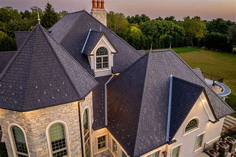 Multi Width Composite Slate Roof Tile Davinci Roofscapes