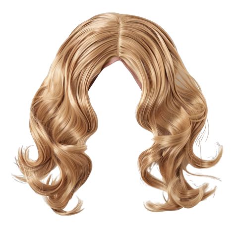 Woman Blonde Hair Wig Transparent Background 53296849 PNG