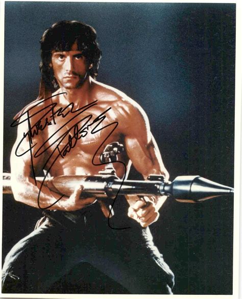 Sylvester Stallone Signature