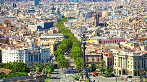 La Rambla del Mar, beginning of the ramblas of Barcelona | Flamenco ...