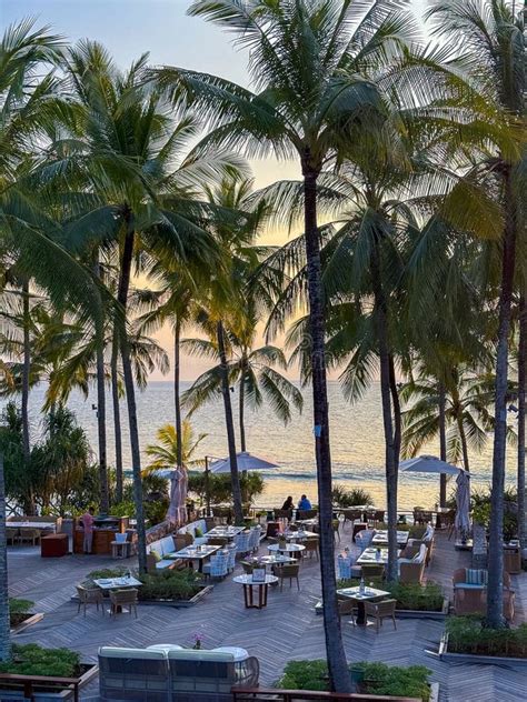 Restaurant Bar On The Beach In Trisara Beach In Bang Tao Phuket