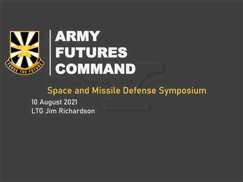 Army Futures Command Overview Aug 10 2021 Ppt