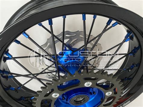 Warp 9 Supermoto Wheels WR250F / WR450F | Custom Moto Wheels