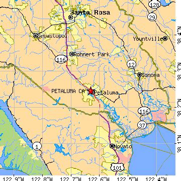 Petaluma, California (CA) ~ population data, races, housing & economy