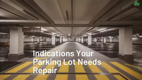 PPT Indications Your Parking Lot Needs Repair PowerPoint Presentation