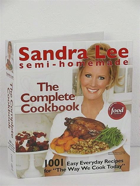 Sandra Lee Semi-Homemade The Complete Cookbook Hardcover Signed 1001
