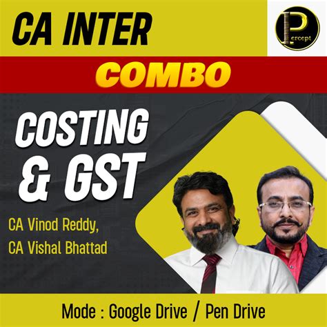 CA Inter Costing GST New Syllabus