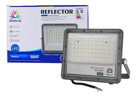 Reflector Luminaria Led W W Ip Exteriores Piezas Env O Gratis