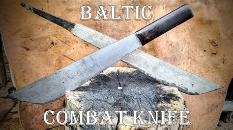 Making Of Medieval Baltic Combat Knife Forging Youtube