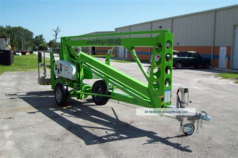 Nifty Tm40 46 Towable Boom Lift 21 Of Outreach 46 Work Height