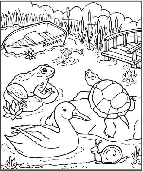 Free Printable Pond Animals