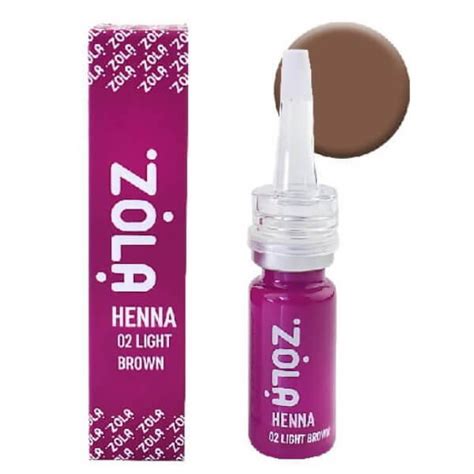 Henna Do Brwi Zola 02 Light Brown 10 G Sklep EMPIK