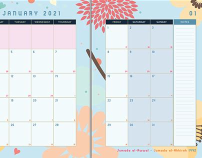 2021 Calendar Planner Projects :: Photos, videos, logos, illustrations ...