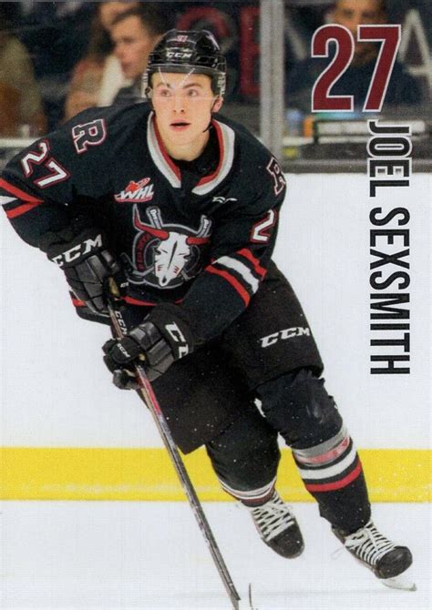 2021 22 Red Deer Rebels Whl Nno Joel Sexsmith Trading Card Database