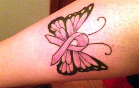 Breast Cancer Ribbon Tattoos Womens Tattoo Designs Ideas For Man And