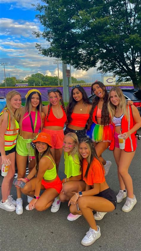 Neon Out Football Game 🏈 Football Game Outfit Football Game Outfit