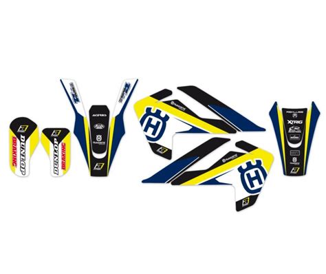 Graphics Kit With Seat Cover Blackbird Racing Fabregues Motos