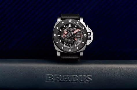 Le Panerai Submersible S BRABUS Titanio PAM01403 présente le premier