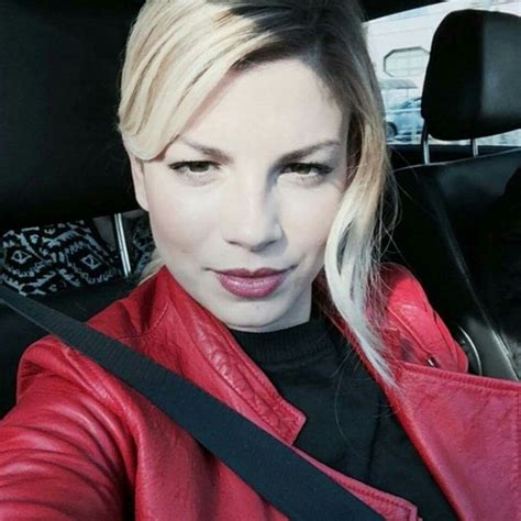 Emma Marrone Sanremo Red Leather Jacket Emma Jackets Fashion