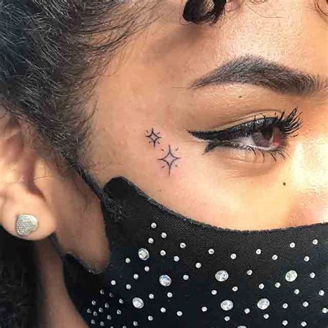 Small Face Tattoos Under Eye Why Theyre Trending And How To Get One