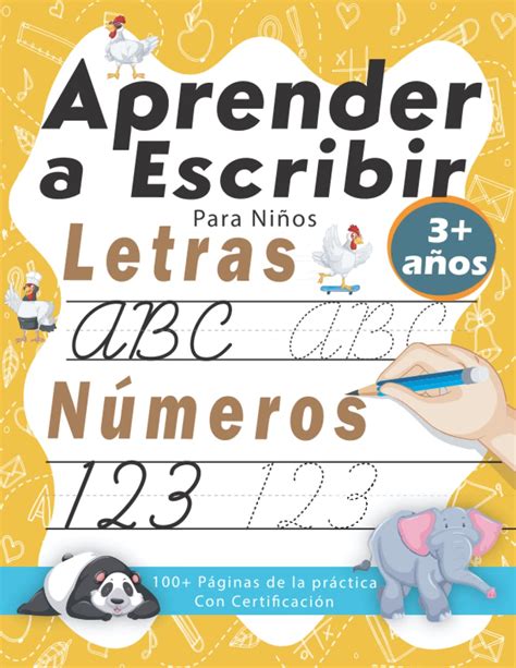 Aprender A Escribir Letras Y Numeros Spanish Preschool Workbooks For 2 4 Years Libro De