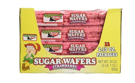 Amazon Keebler Sugar Wafers Twelve Strawberry 2 75 Ounce Pack