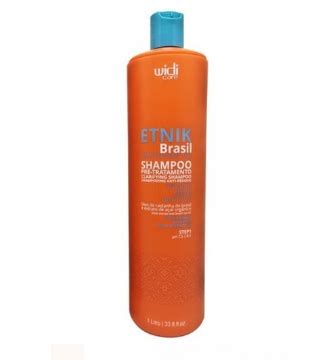 Shampoo Da Escova Progressiva Etnik Brasil Widi Care 1Litro Passo 1