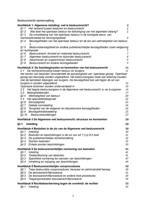 Samenvatting Bestuursrecht Begrepen Bestuursrecht Samenvatting