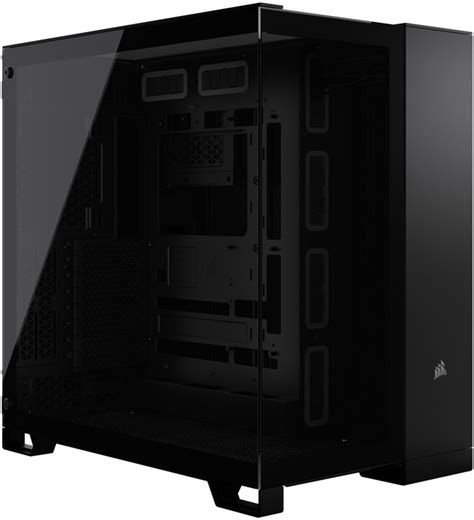 Corsair 6500x Mid Tower Dual Chamber Black Pc Case Cc 9011257 Ww Ca