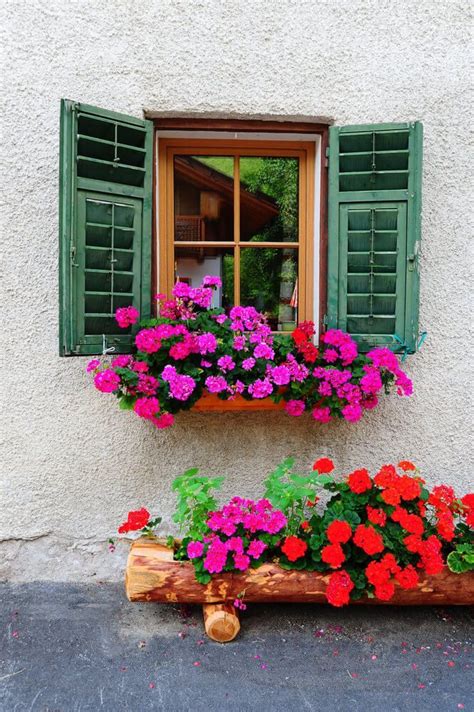 40 Window And Balcony Flower Box Ideas Photos Window Box Flowers