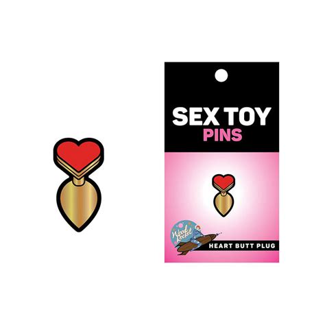 Sex Toy Pin Heart Butt Plug