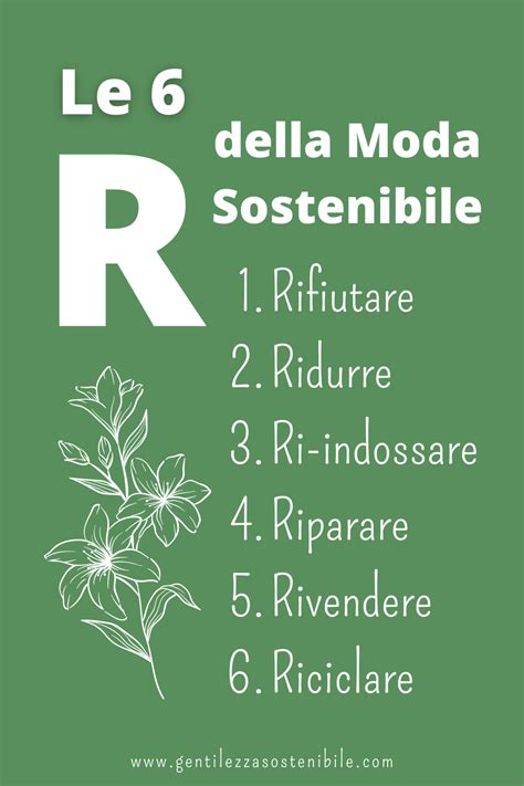 Le 6 R Della Moda Sostenibile Artofit