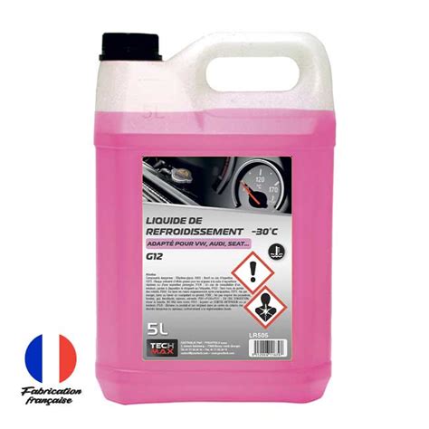 LIQUIDE DE REFROIDISSEMENT ORGANIQUE G12 homologué VW AUDI SEAT