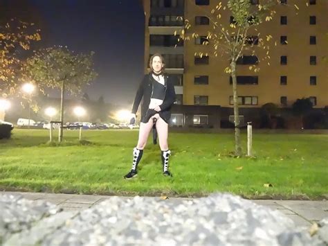 A Nice Walk Outside In My Chastity Cage And Tail Plug Nude Pics XHamster