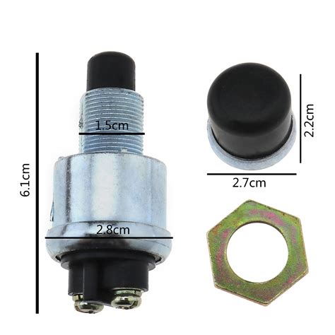 12 Volt Dc Heavy Duty Momentary Push Button Starter Ignition Switch 50 Amps 762876562029 Ebay