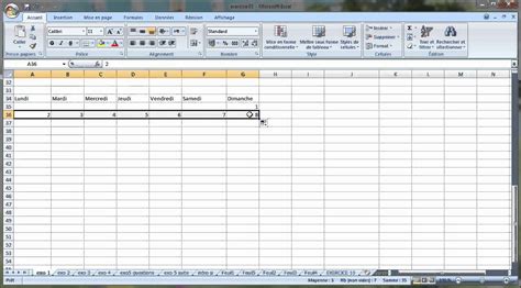 Tutoriel Excel Création de tableau Excel