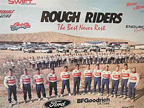 Ford rough riders poster