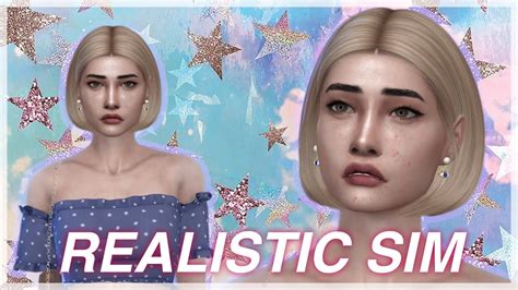 Making A Realistic Sim On The Sims 4 Full Cc List The Sims 4 Create