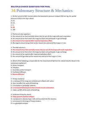 Final Test On Urinary System Multiple Choice Questions For Final Exam