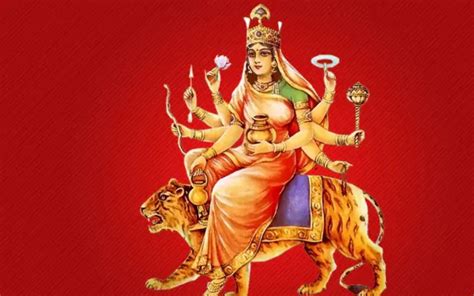 Kushmanda Devi Ki Aarti In Hindi Lyrics Durga Maatamaa Kushmanda Ki