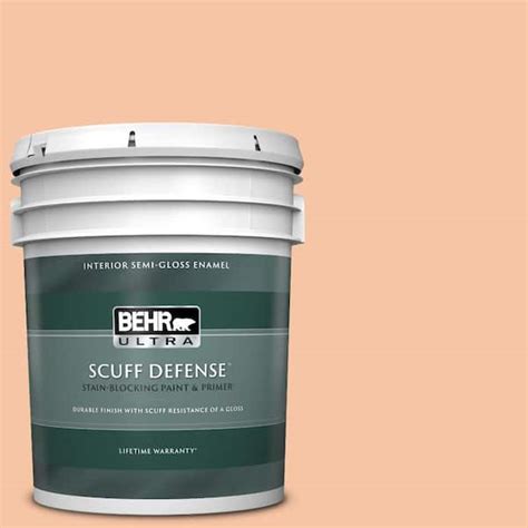 Behr Ultra Gal C Peach Damask Extra Durable Semi Gloss Enamel